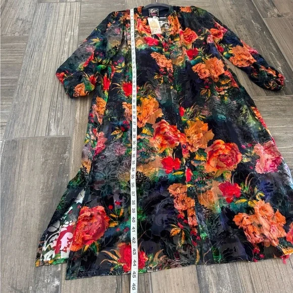 Johnny Was Renna Burnout Dress size XS NWT